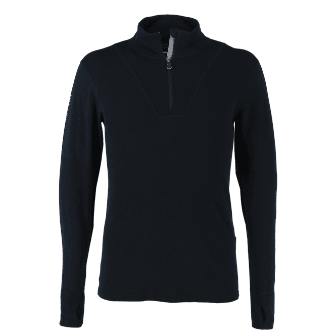 Hovedbilde Quartz Termo Sweater 1-2 Zip, Black Beauty