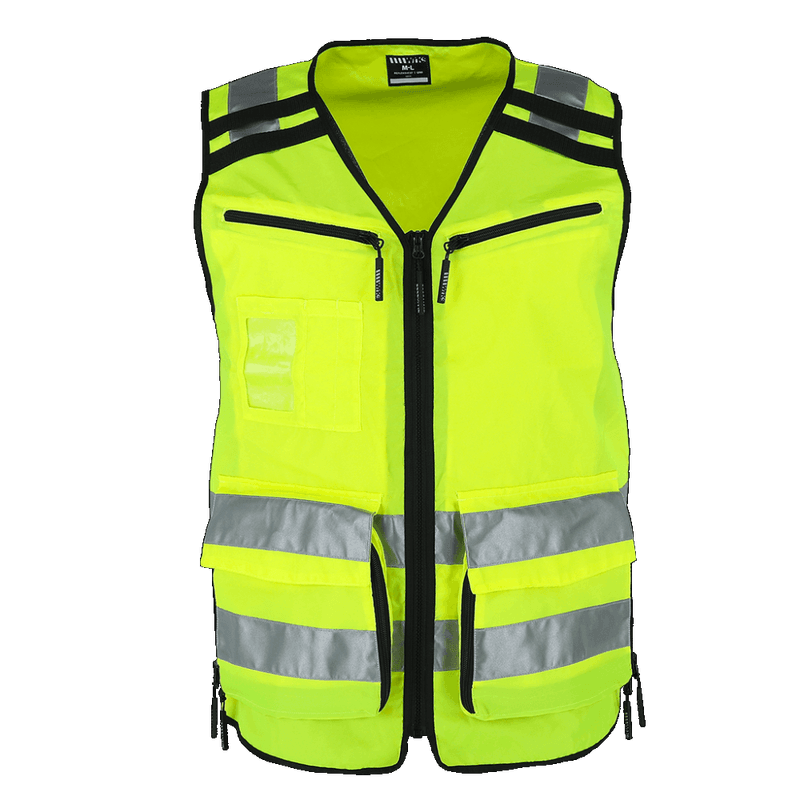 Wrks, Amber Reflex Vest, Safety Yellow