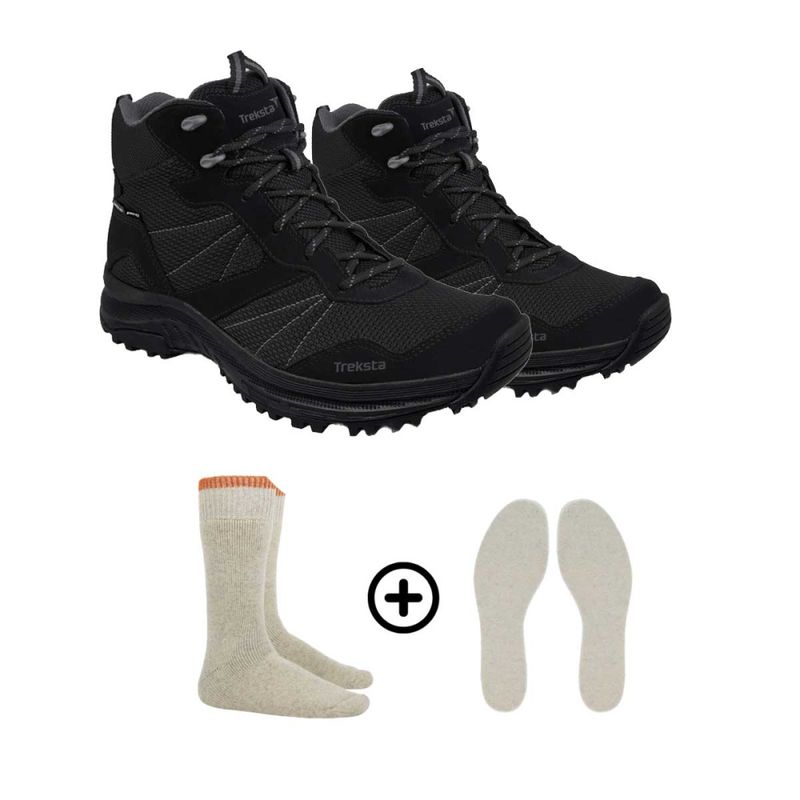 Treksta Roam Mid Lace HTX ink ullesåle og sokker