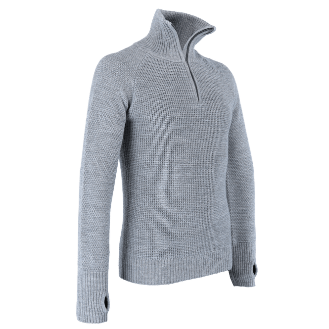 Hovedbilde Flint Wool Sweater,Grey melange